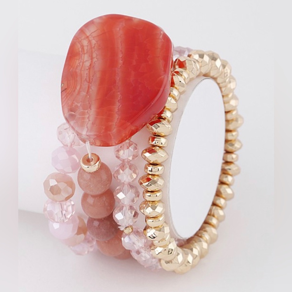 Stone Stack Bracelets
